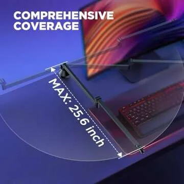 InnoGear Boom Arm, 360° Rotatable Low Profile Mic Arm Microphone Stand, Foldable Desk Microphone Arm for Fifine AM8 K669B Blue Yeti HyperX QuadCast SoloCast AT2020, with Mic Clip 3/8" to 5/8" Adapter