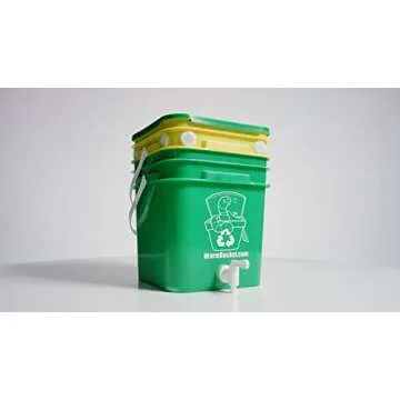 Worm Bucket Indoor Composting Kit for Making Worm Castings and Worm Tea