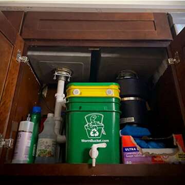Worm Bucket Indoor Composting Kit for Making Worm Castings and Worm Tea
