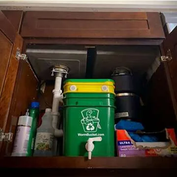 Worm Bucket Indoor Composting Kit for Making Worm Castings and Worm Tea