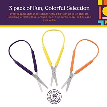 Special Supplies Loop Scissors for All Ages 3-Pack