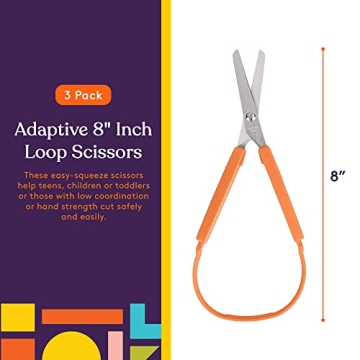 Special Supplies Loop Scissors for All Ages 3-Pack