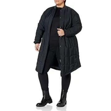 Amazon Essentials Women's Oversized Quilted Coat for Winter