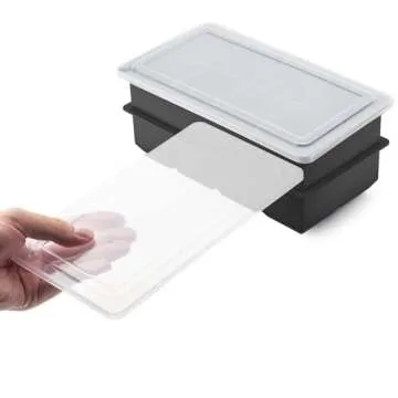 Samuelworld Large Silicone Ice Cube Tray Molds for Drinks