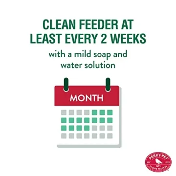 Perky-Pet 1 Mason Jar Wild Bird Waterer - Blue Charming Design