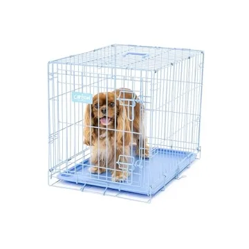 Carlson Blue Secure Compact Single Door Dog Crate