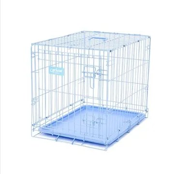 Carlson Blue Secure Compact Single Door Dog Crate