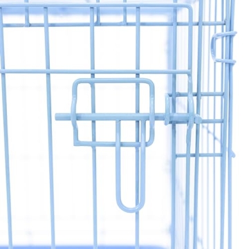 Carlson Blue Secure Compact Single Door Dog Crate