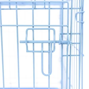 Carlson Blue Secure Compact Single Door Dog Crate