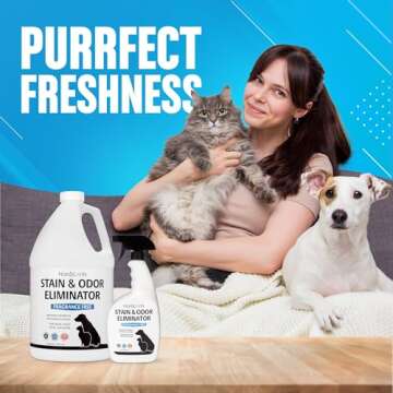 NonScents Stain & Odor Eliminator Spray for Strong Odor - 32 oz - Pet Odor Eliminator for Home - Carpet Stain Remover for Cats and Dog Pee - Cat Urine Destroyer - Carpet Cleaner Spray