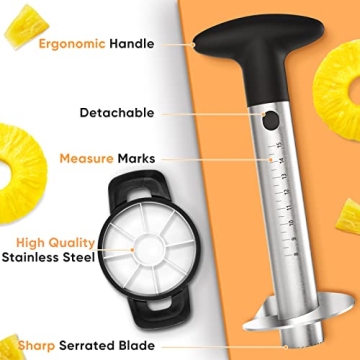 OOKUU Pineapple Corer - Effortless Pineapple Preparation