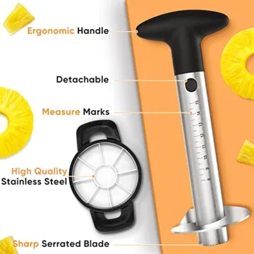 OOKUU Pineapple Corer - Effortless Pineapple Preparation