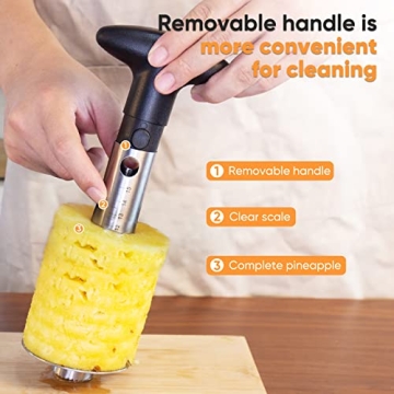 OOKUU Pineapple Corer - Effortless Pineapple Preparation