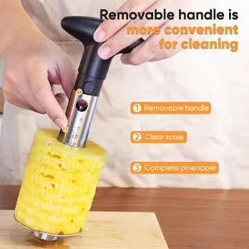 OOKUU Pineapple Corer - Effortless Pineapple Preparation