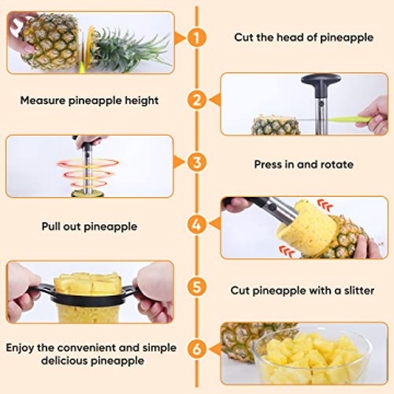 OOKUU Pineapple Corer - Effortless Pineapple Preparation