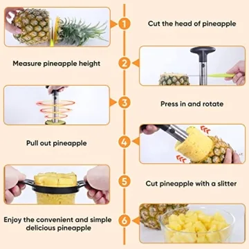 OOKUU Pineapple Corer - Effortless Pineapple Preparation