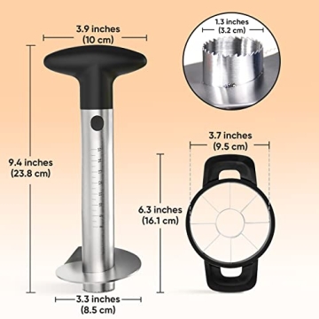 OOKUU Pineapple Corer - Effortless Pineapple Preparation