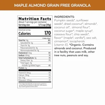 Nature's Path Maple Almond Granola - Healthy Snack Option