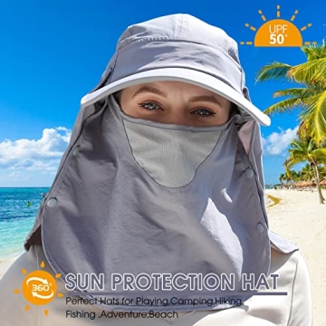 icolor Sun Cap Fishing Hat for Ultimate Sun Protection