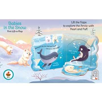 Babies in the Snow Chunky Lift-a-Flap Board Book