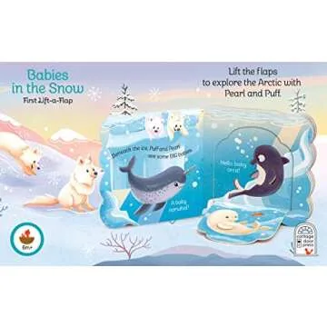 Babies in the Snow Chunky Lift-a-Flap Board Book
