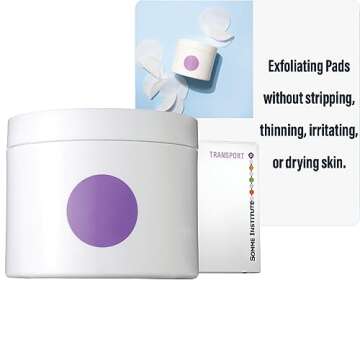 Exfoliating Glycolic Acid Pads | Anti-Aging, Smoothing, Resurfacing Pads | Somme Institute Transport...