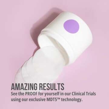 Exfoliating Glycolic Acid Pads | Anti-Aging, Smoothing, Resurfacing Pads | Somme Institute Transport Alcohol-Free Brightening Pads for Gentle Dirt Removal and Pore Cleansing | 50 Ct.