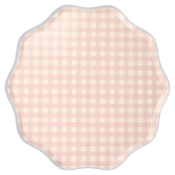 Meri Meri Gingham Paper Plates for Easter Parties