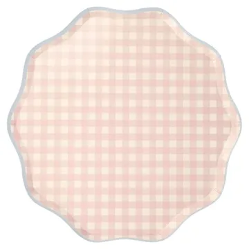 Meri Meri Gingham Paper Plates for Easter Parties