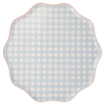 Meri Meri Gingham Paper Plates for Easter Parties
