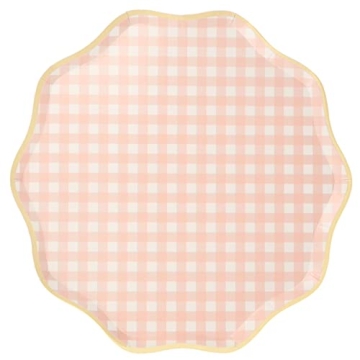 Meri Meri Gingham Paper Plates for Easter Parties
