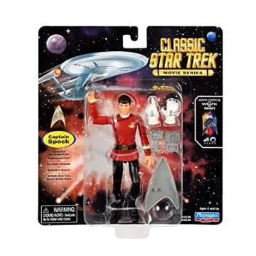 PlayMates Star Trek Wrath of Khan Captain Spock 5 inch Action Figure
