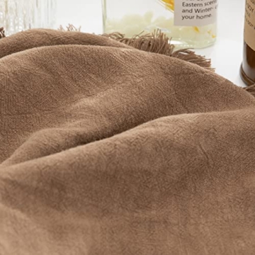 Stylish Linen Fringed Throw Pillow Cover for All Spaces