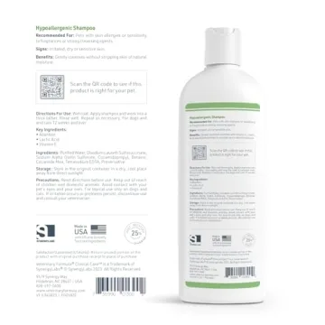 Clinical Care Hypoallergenic Shampoo for Dogs and Cats