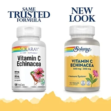 Solaray Vitamin C & Echinacea for Healthy Immune Support