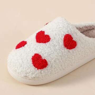 YJEUS Women's Men's Heart Heart Slippers Strawberry Cherry Mushroom Slippers Evil Eye Slippers Carto...