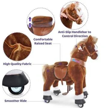 PonyCycle Riding Horse Toy for Kids Age 3-5 - Giddy Up!