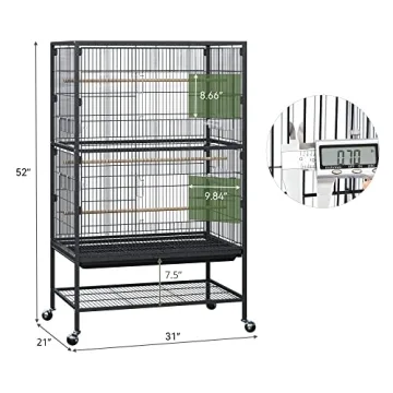 YINTATECH 52-inch Bird Cage for Parrots and More