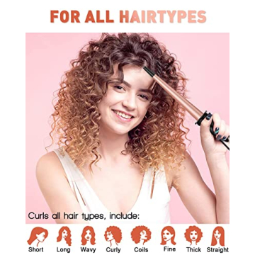 5 in 1 BESTOPE Curling Wand Set for Stunning Curls