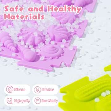 AKIMRABY Sensory Mats for Kids - Orthopedic Sensory Play