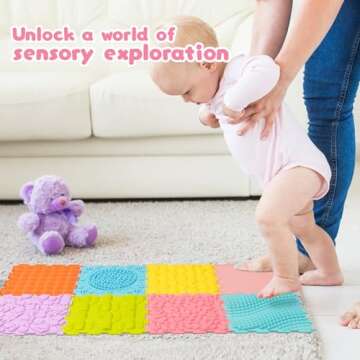 AKIMRABY Sensory Mats for Kids - Orthopedic Sensory Play