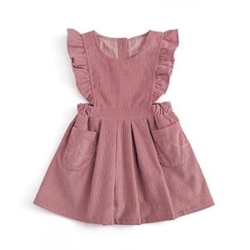 Simplee Kids Casual Dress for Toddler Girls with Pockets