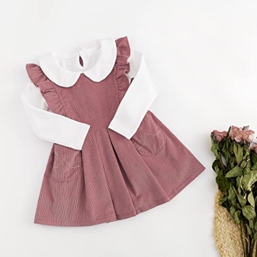 Simplee Kids Casual Dress for Toddler Girls with Pockets