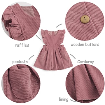 Simplee Kids Casual Dress for Toddler Girls with Pockets