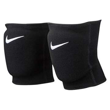 Nike Essentials Volleyball Knee Pad - Black (X-Large/XX-Large) | Enhanced Comfort & Protection