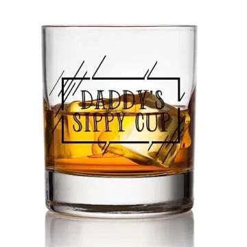 Daddy’s Sippy Cup: Funny Beer & Whiskey Glass Set