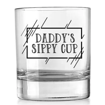 Daddy’s Sippy Cup: Funny Beer & Whiskey Glass Set