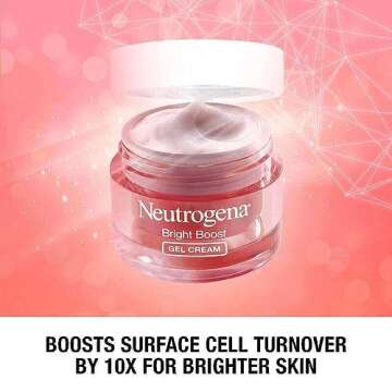 Neutrogena Bright Boost Brightening Moisturizing Face with Skin Resurfacing and Brightening Neogluco...