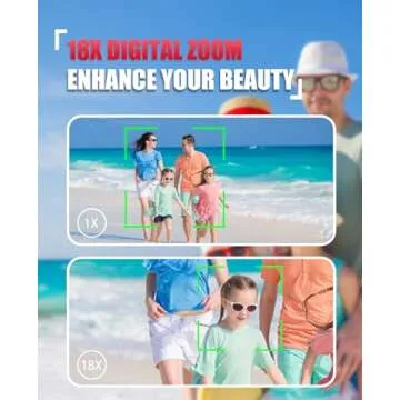 WGM Point and Shoot Digital Cameras Portable Camera FHD 64MP 4K Digital Camera with 16X Zoom Anti-Shake with Flip Screen