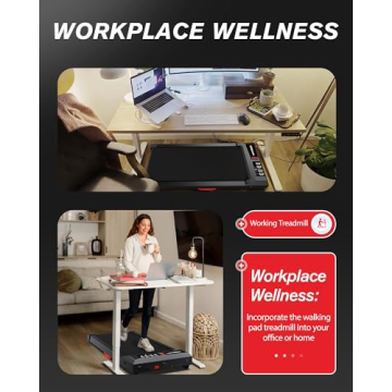 COZYINN Walking Pad Under Desk Treadmill 300lbs Capacity